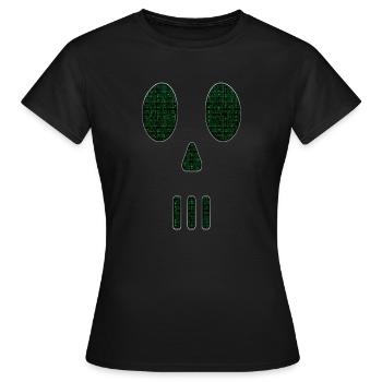 Hacking Hacks Hacker Computer Malware eSport Trojaner - Frauen T-Shirt - Schwarz - Vorne - AI Model Female 172 dark (172cm)