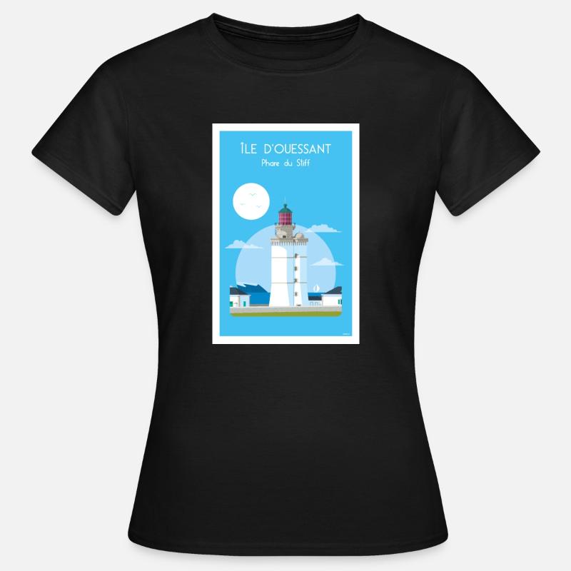STEIFER LEUCHTTURM - Frauen T-Shirt - Schwarz
