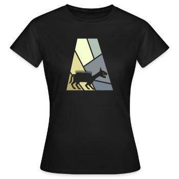 Kryptozoologie Fabeltier Fabelwesen - Frauen T-Shirt - Schwarz - Vorne - AI Model Female 172 dark (172cm)