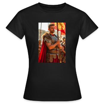 Légionnaire de Rome, les mythes slaves chuchotent à travers un - T-shirt Femme - noir - Devant - AI Model Female 172 dark (172cm)