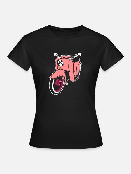 retroroller_ot - Frauen T-Shirt - Schwarz