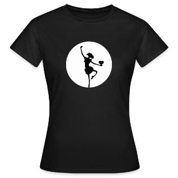 Ballet Sheep - Women's T-Shirt - black - Front - AI Model Female 172 dark (172cm)