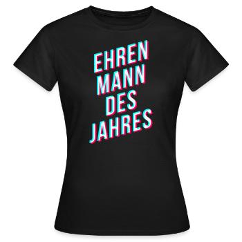 Ehren Mann des Jahres - Frauen T-Shirt - Schwarz - Vorne - AI Model Female 172 dark (172cm)