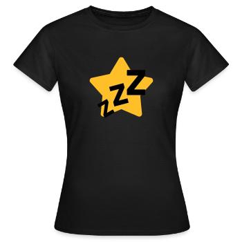 Schnarchen / Schnarcher / Schlaf / Schnarcherin - Frauen T-Shirt - Schwarz - Vorne - AI Model Female 172 dark (172cm)