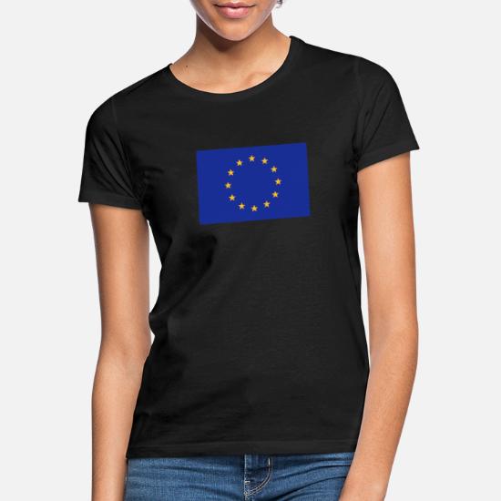 Hopelijk Gelijkmatig dief Europaflagge :: EU Fahne :: Europa Flagge' Frauen Slim Fit T-Shirt |  Spreadshirt