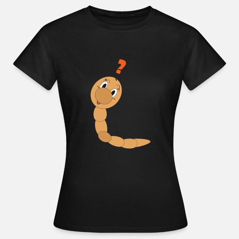 spit with question mark - Women's T-Shirt - black