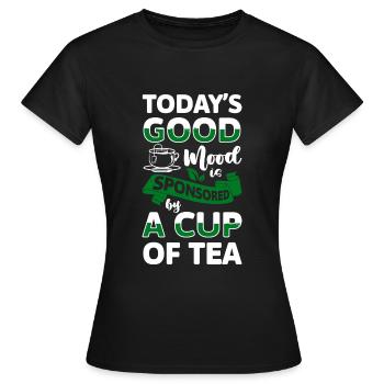 Tea Cup Fruit Tea Teas - Women's T-Shirt - black - Front - AI Model Female 172 dark (172cm)