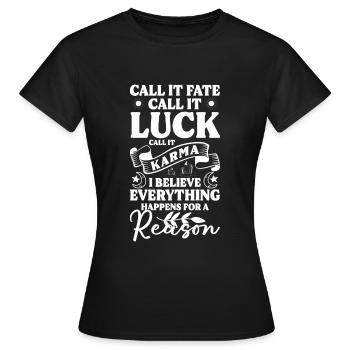 Spiritual Meditation Spiritual - Women's T-Shirt - black - Front - AI Model Female 172 dark (172cm)