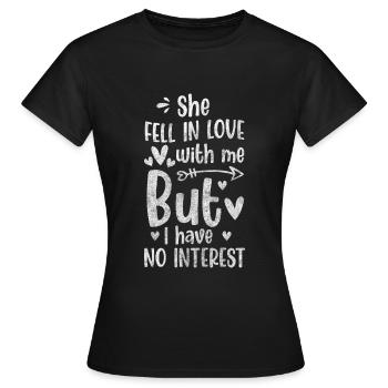 Désintérêt des rebelles Pas de slogan cynique - T-shirt Femme - noir - Devant - AI Model Female 172 dark (172cm)