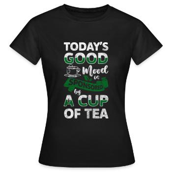 Théière Tea Time Out Heat - T-shirt Femme - noir - Devant - AI Model Female 172 dark (172cm)