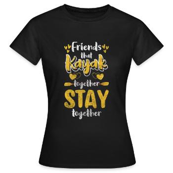 Rowing machine batsman club - Women's T-Shirt - black - Front - AI Model Female 172 dark (172cm)