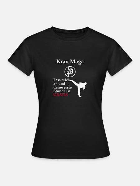 Krav Maga - Frauen T-Shirt - Schwarz