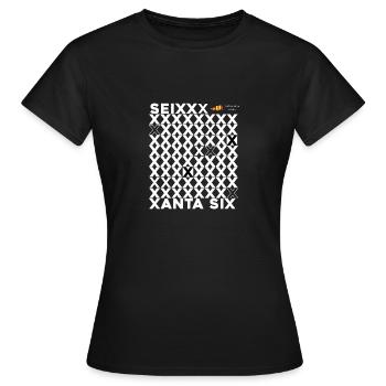SEIXANTA SECHS - Frauen T-Shirt - Schwarz - Vorne - AI Model Female 172 dark (172cm)