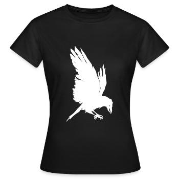 Crow Halloween - T-shirt Femme - noir - Devant - AI Model Female 172 dark (172cm)