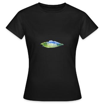 Peinture d'agriculture - peinture d'agriculture - T-shirt Femme - noir - Devant - AI Model Female 172 dark (172cm)