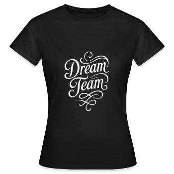 Équipe de rêve - T-shirt Femme - noir - Devant - AI Model Female 172 dark (172cm)