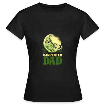 Lustige Schreiner Handwerker Werkzeug Spaß Liebhab - Frauen T-Shirt - Schwarz - Vorne - AI Model Female 172 dark (172cm)