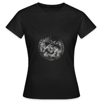 Bitcoin Bitcoin Bitcoin - T-shirt Femme - noir - Devant - AI Model Female 172 dark (172cm)
