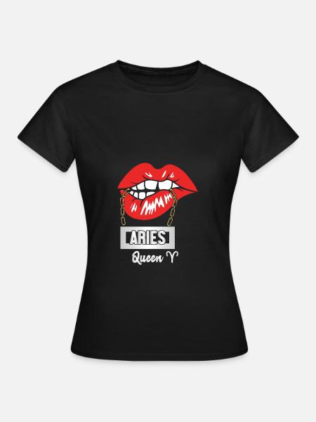 Sternzeichen Widder - Frauen T-Shirt - Schwarz
