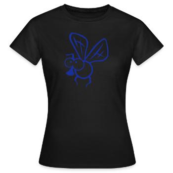 mouche aile 6 - T-shirt Femme - noir - Devant - AI Model Female 172 dark (172cm)