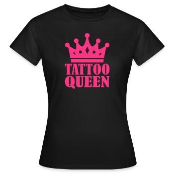Tattoo Queen - T-shirt Femme - noir - Devant - AI Model Female 172 dark (172cm)