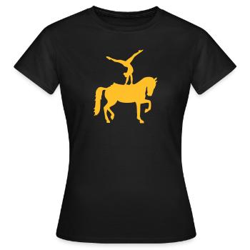 Voltige - T-shirt Femme - noir - Devant - AI Model Female 172 dark (172cm)