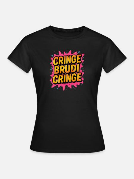 Brudi Jeugd Taal Graffiti Cool - Vrouwen T-shirt - zwart