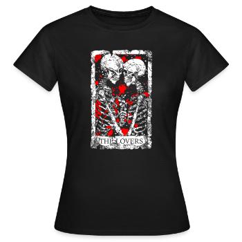 The Lovers - Women's T-Shirt - black - Front - AI Model Female 172 dark (172cm)