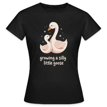 Faire pousser des oies ridicules - T-shirt Femme - noir - Devant - AI Model Female 172 dark (172cm)