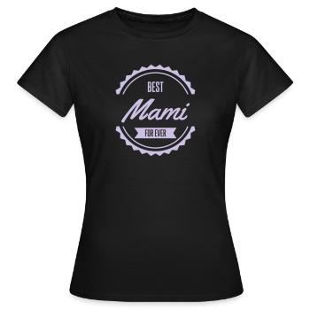 best mami - T-shirt Femme - noir - Devant - AI Model Female 172 dark (172cm)