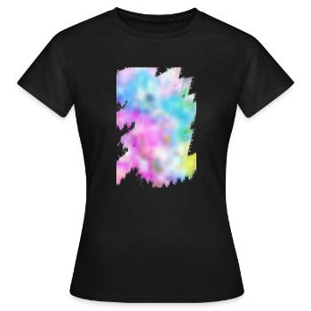 Farben - Frauen T-Shirt - Schwarz - Vorne - AI Model Female 172 dark (172cm)