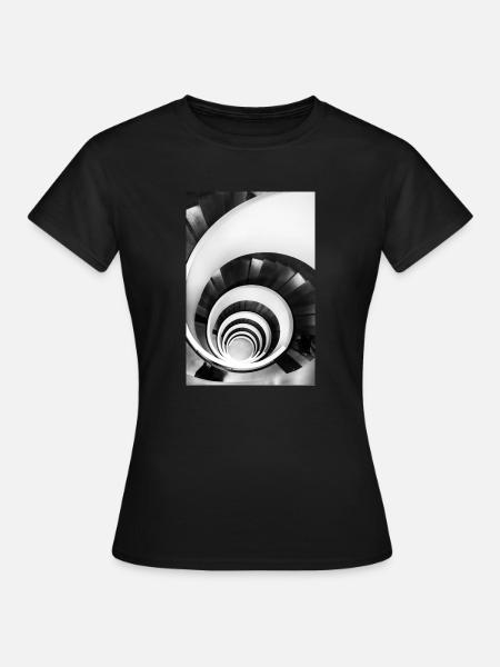 spirale - T-shirt Femme - noir