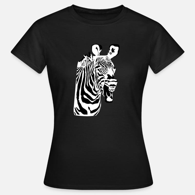 zebra - Women's T-Shirt - black