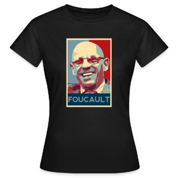 Michel Foucault - Frauen T-Shirt - Schwarz - Vorne - AI Model Female 172 dark (172cm)