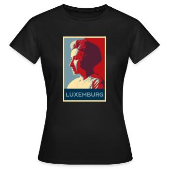 Rosa Luxemburg - T-shirt Femme - noir - Devant - AI Model Female 172 dark (172cm)