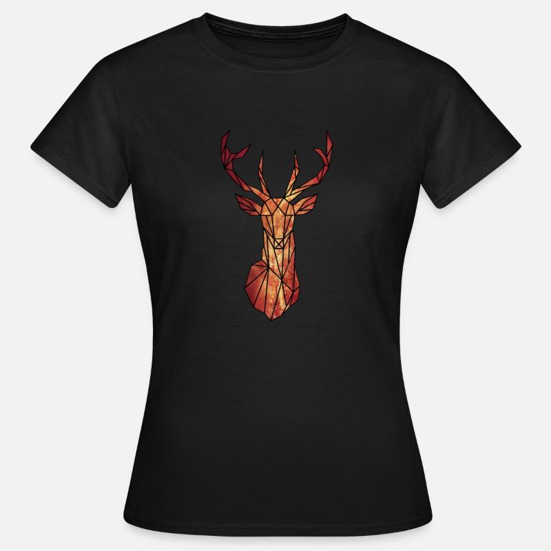 red deer - Women's T-Shirt - black
