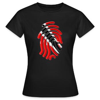 Trinidad Flagprint - T-shirt Femme - noir - Devant - AI Model Female 172 dark (172cm)