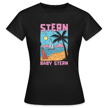 Seglen Segelboot Segler - Frauen T-Shirt - Schwarz - Vorne - AI Model Female 172 dark (172cm)
