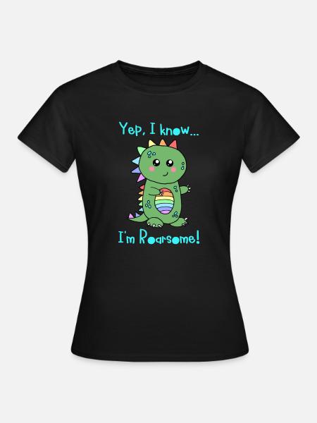 I mRoarsome - Women's T-Shirt - black
