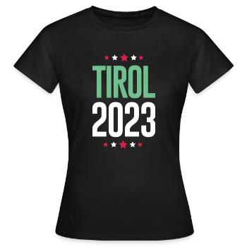 Tyrol 2023 - T-shirt Femme - noir - Devant - AI Model Female 172 dark (172cm)