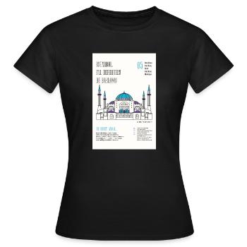 Istanbul - Frauen T-Shirt - Schwarz - Vorne - AI Model Female 172 dark (172cm)