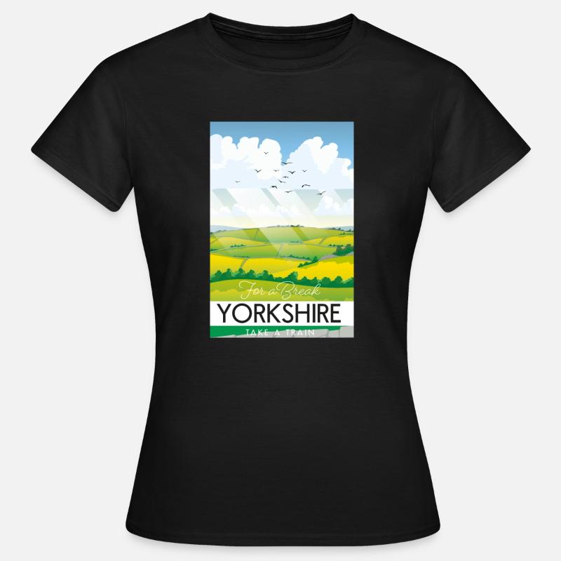 Yorkshire take a break - Women's T-Shirt - black