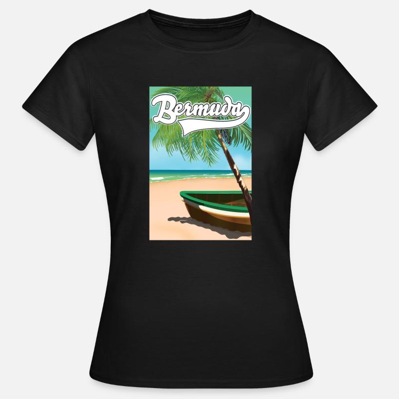 Bermuda Vacation poster - Women's T-Shirt - black