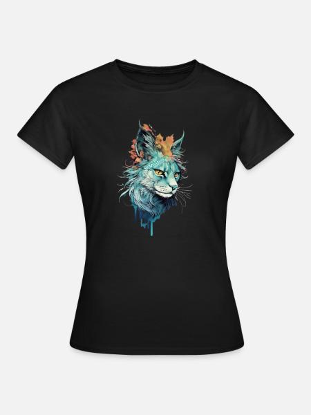 Diebeskatze - Frauen T-Shirt - Schwarz
