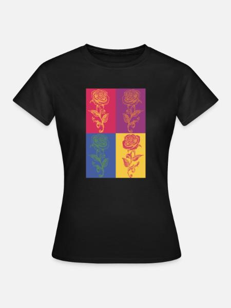 Roses - Women's T-Shirt - black