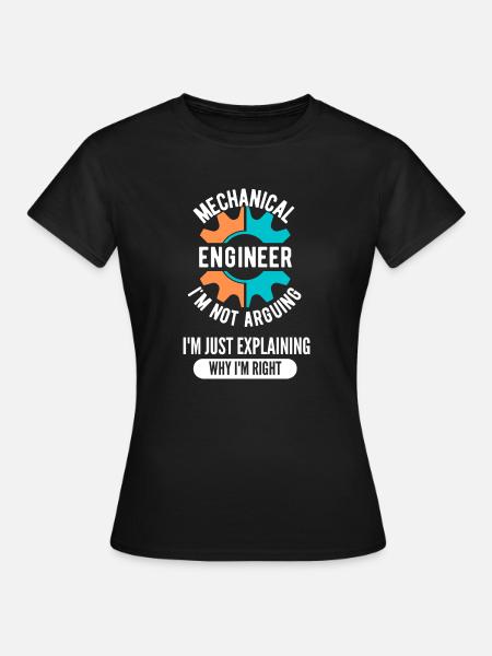 Maschinenbauer - Frauen T-Shirt - Schwarz