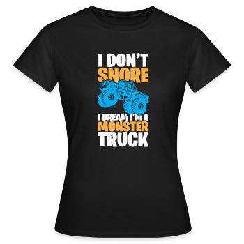 Monster Truck - T-shirt Femme - noir - Devant - AI Model Female 172 dark (172cm)