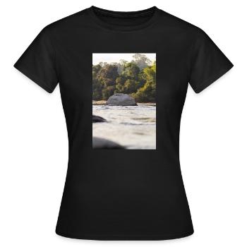 The Rock - Women's T-Shirt - black - Front - AI Model Female 172 dark (172cm)