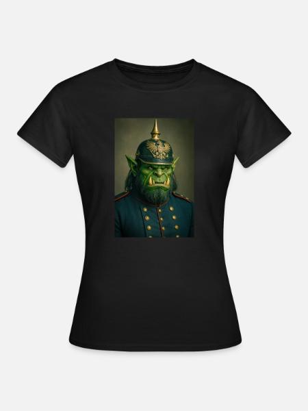 Kaiserlicher Ork-General - Frauen T-Shirt - Schwarz