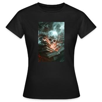 Des connaissances hantées déchaînées - T-shirt Femme - noir - Devant - AI Model Female 172 dark (172cm)
